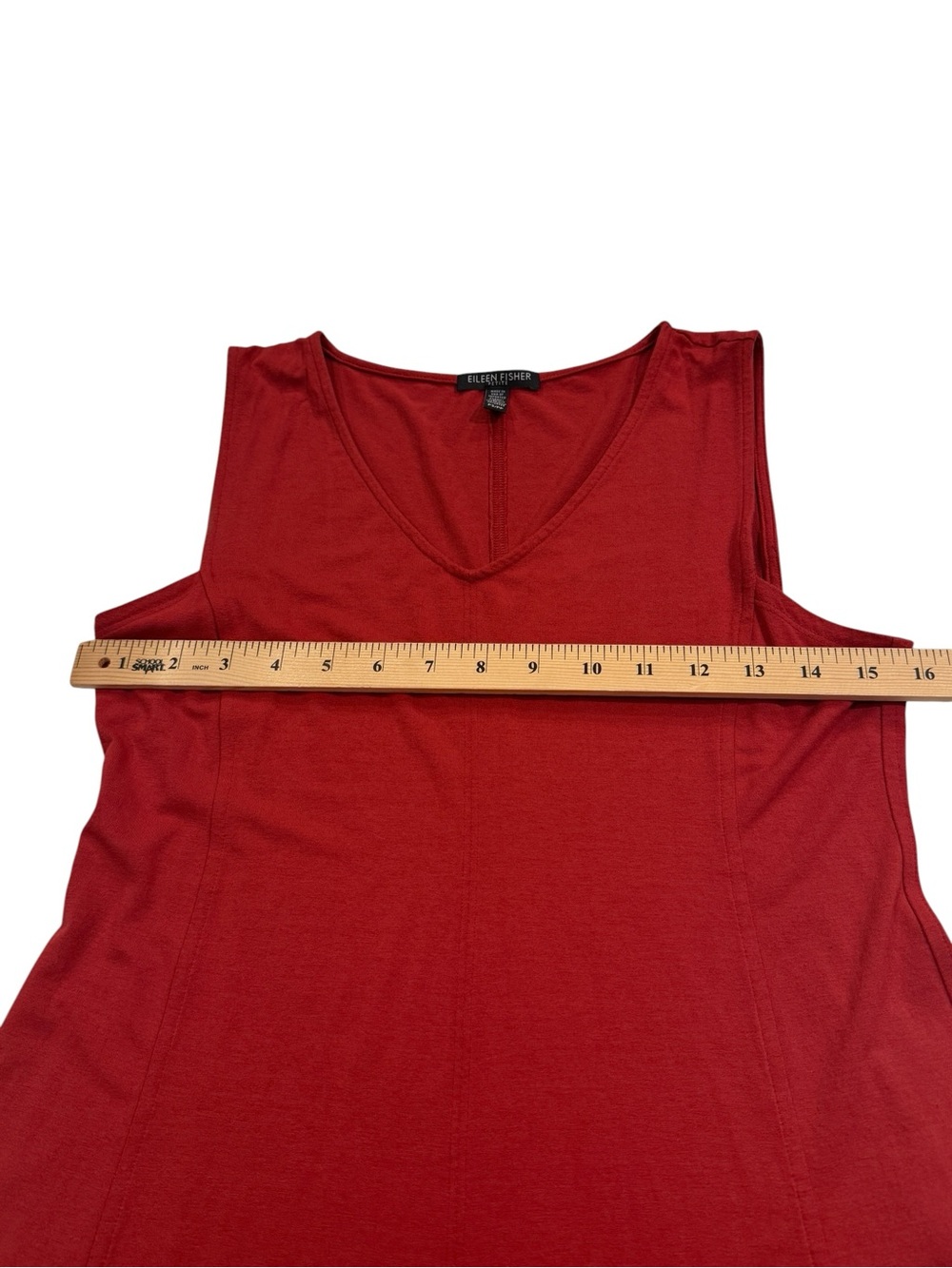Eileen Fisher V Neckline A Line T Shirt Dress Womens Petite Small Casual Staple - Picture 10 of 13